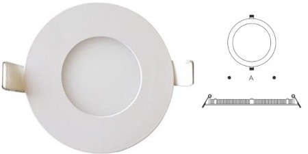 3W LED Downlight