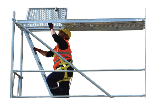 Scaffolding facade